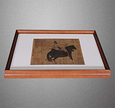 潮安书画装裱配框服务案例